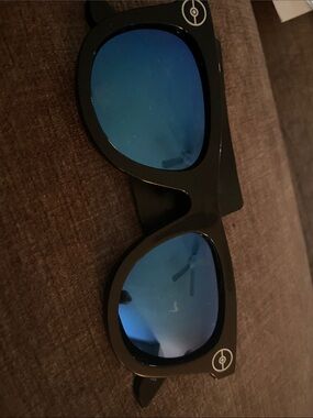 Pokémon Black Sunglasses with Blue Mirrored Lenses